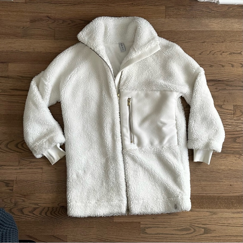 Varley White Teddy Jacket